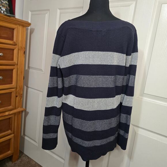 Market & Spruce Waffle Knit Oversized Sweater - Size XL - Picture 8 of 8